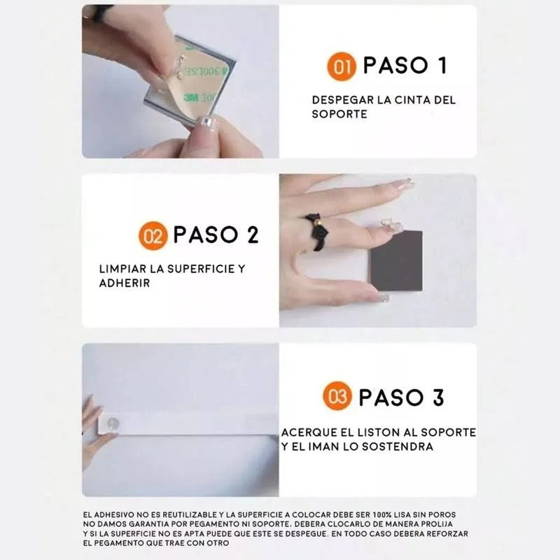 Barra LED Con Sensor De Movimiento Recargable USB 30cm