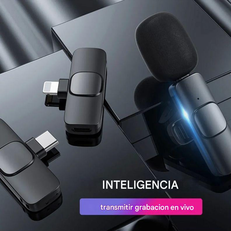 Micrófono Corbatero Inalámbrico X2 USB Tipo C Android