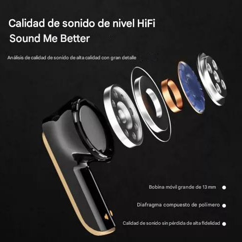Auriculares Space Ship Inalámbricos Hifi Bluetooth