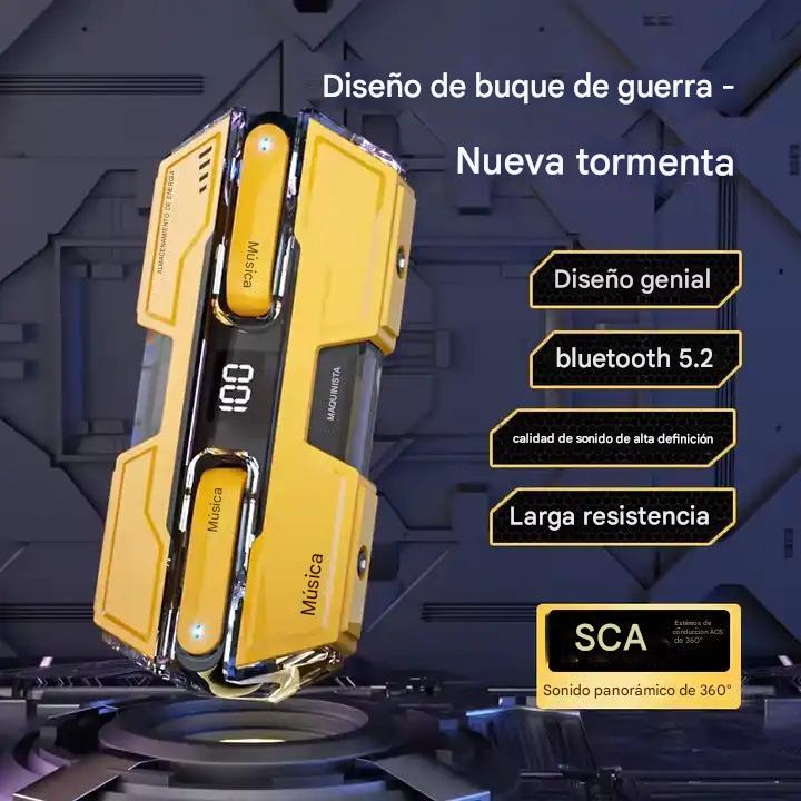 Auriculares Space Ship Inalámbricos Hifi Bluetooth