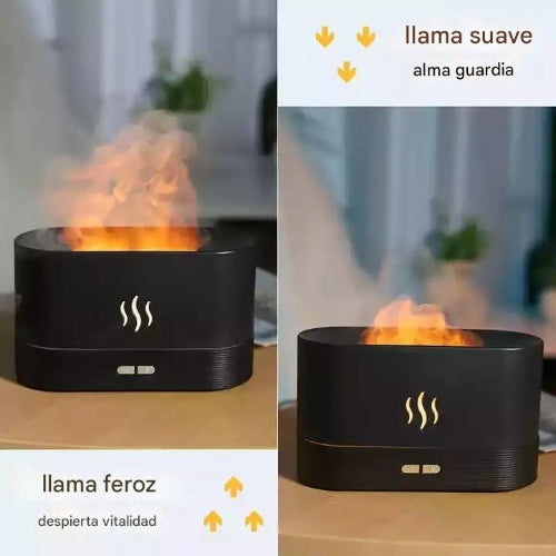 Humidificador Llama Con Luz
