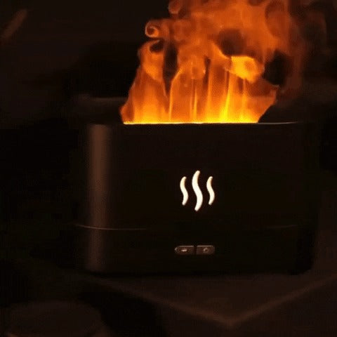 Humidificador Llama Con Luz