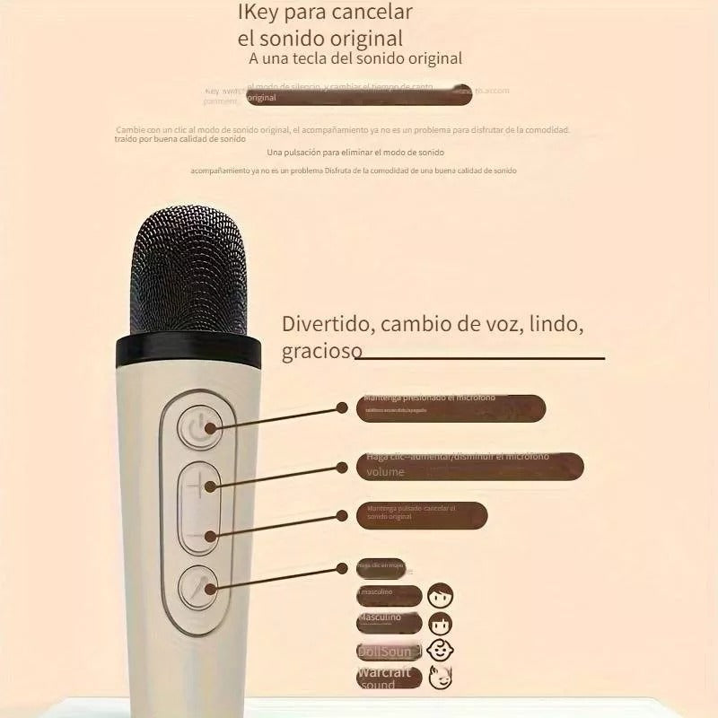 Parlante Mini Con 1Micrófono K12