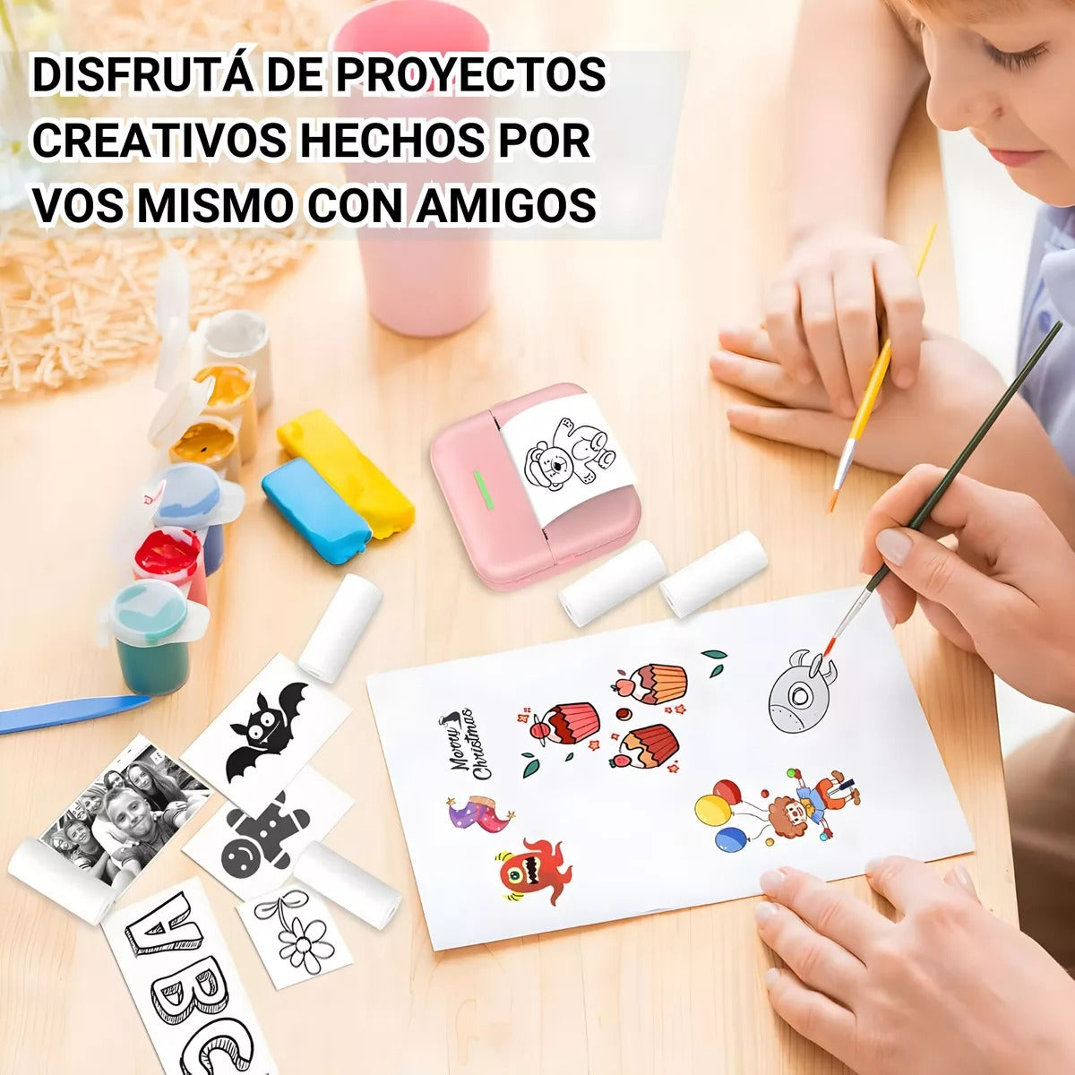 Rollo Repuesto Mini Impresora Térmica x 5 Unidades
