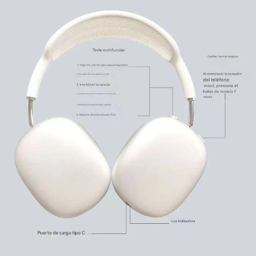 Auricular Vincha Bluetooth P9