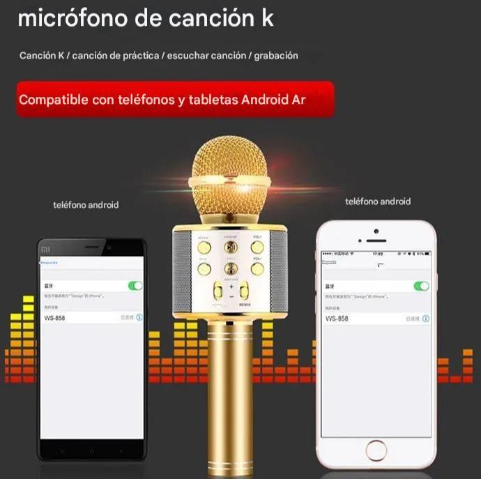Micrófono Karaoke Bluetooth Parlante