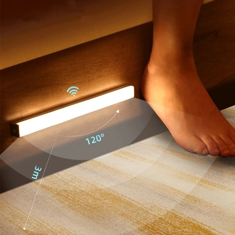 Barra LED Con Sensor De Movimiento Recargable USB 30cm