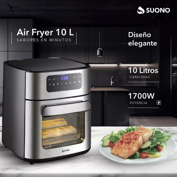Freidora De Aire Suono Air Fryer 10 Lts.