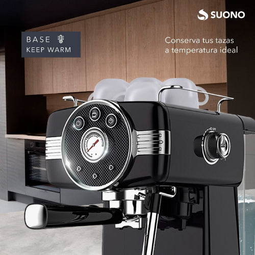 Cafetera Espresso Vintage Suono 1.5 L