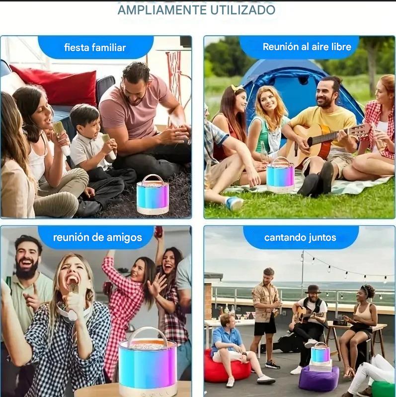Parlante Con Micrófono Inalámbrico