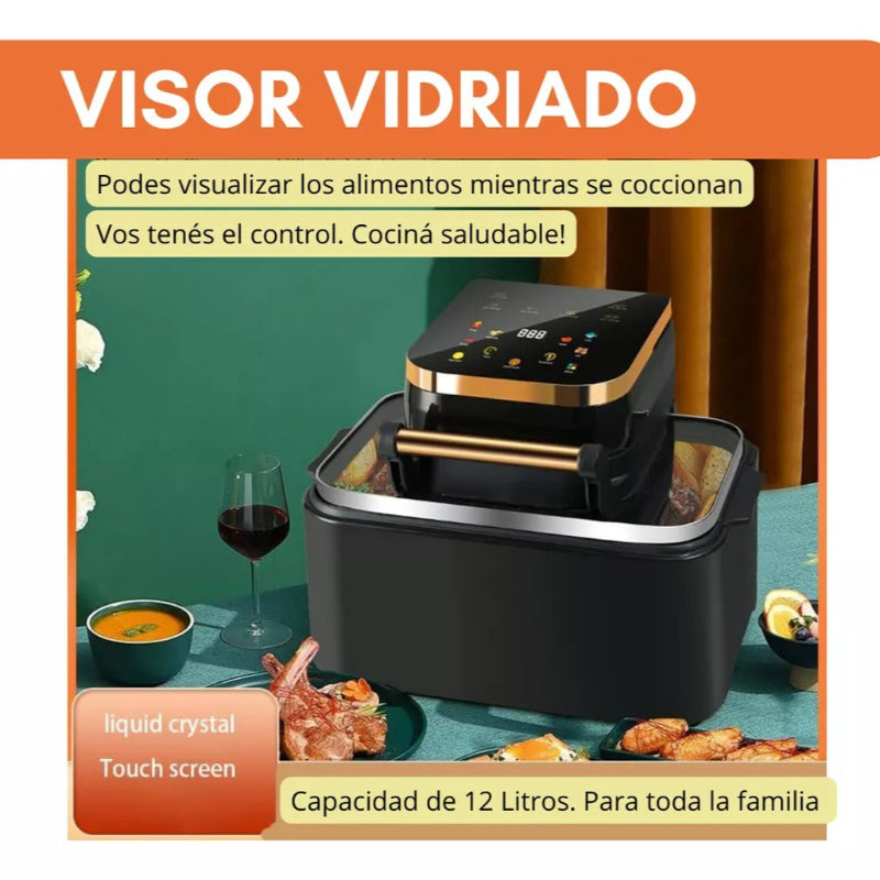 Freidora De Aire Eléctrica Digital 12 Litros Airfryer 1400w