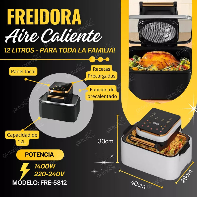 Freidora De Aire Eléctrica Digital 12 Litros Airfryer 1400w