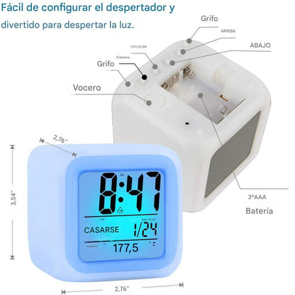 Reloj Digital Despertador Luminoso