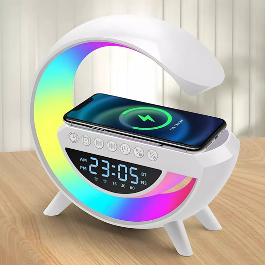 Radio Reloj Despertador Cargador Inalámbrico