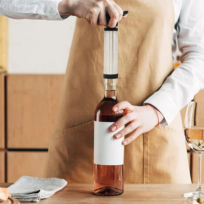 Bomba Vacío Para Botella De Vino Con 2 Tapones