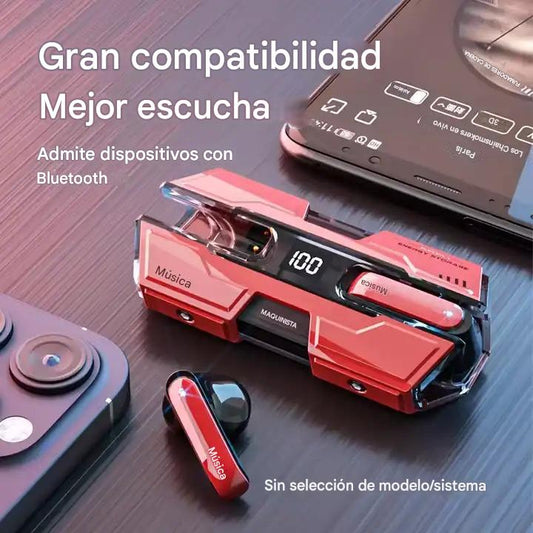 Auriculares Space Ship Inalámbricos Hifi Bluetooth