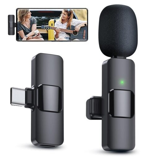 Micrófono Corbatero Inalámbrico X2 USB Tipo C Android