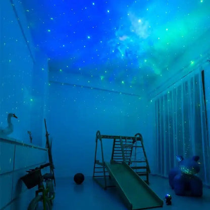 Astronauta Sentado Proyector De Nebulosas