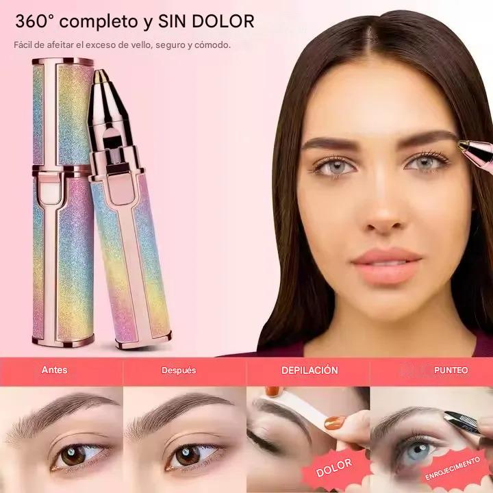 Depilador Facial Vello Cejas Corporal 2 En 1 Recargable