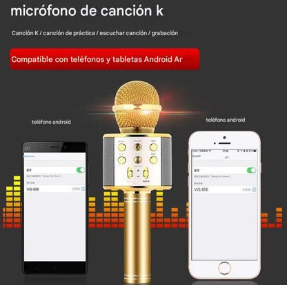Micrófono Karaoke Bluetooth Parlante