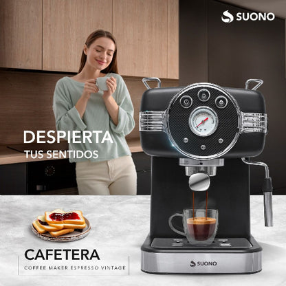 Cafetera Espresso Vintage Suono 1.5 L