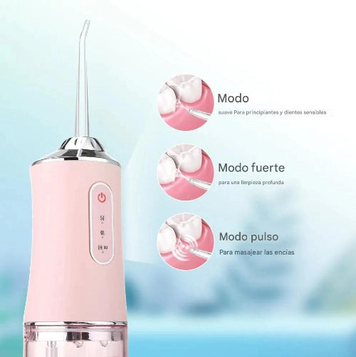 Irrigador Bucal Portátil Limpieza Dental