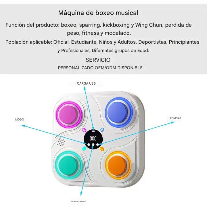 Máquina De Boxeo Infantil Con Música