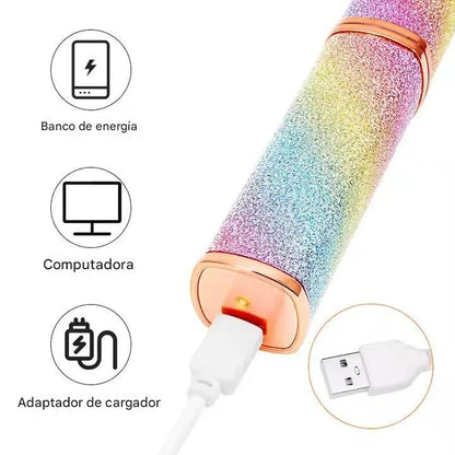 Depilador Facial Vello Cejas Corporal 2 En 1 Recargable