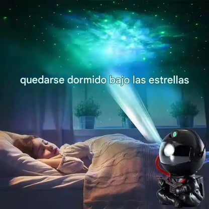 Astronauta Sentado Proyector De Nebulosas