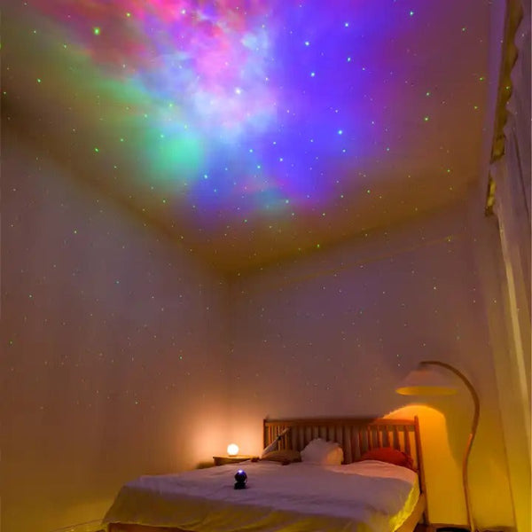 Astronauta Sentado Proyector De Nebulosas