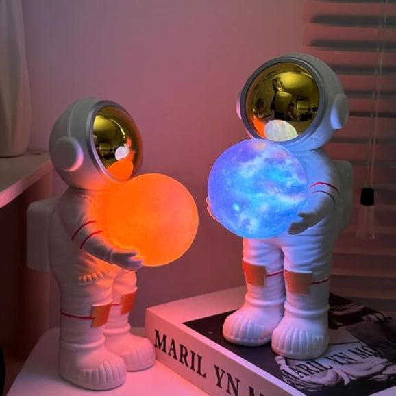 Lámpara Astronauta con Bluetooth y Luz LED