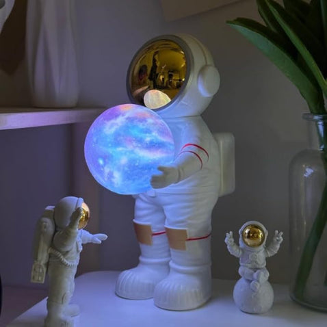 Lámpara Astronauta con Bluetooth y Luz LED
