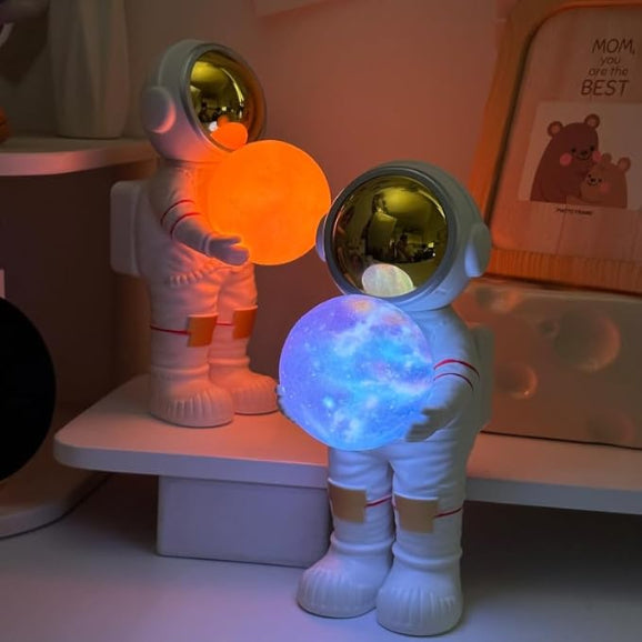 Lámpara Astronauta con Bluetooth y Luz LED