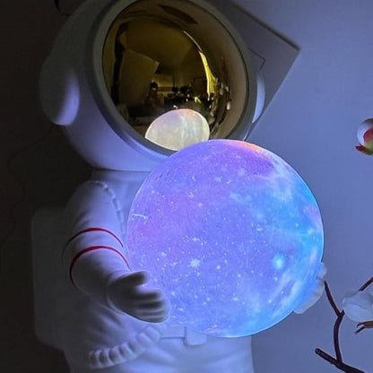 Lámpara Astronauta con Bluetooth y Luz LED