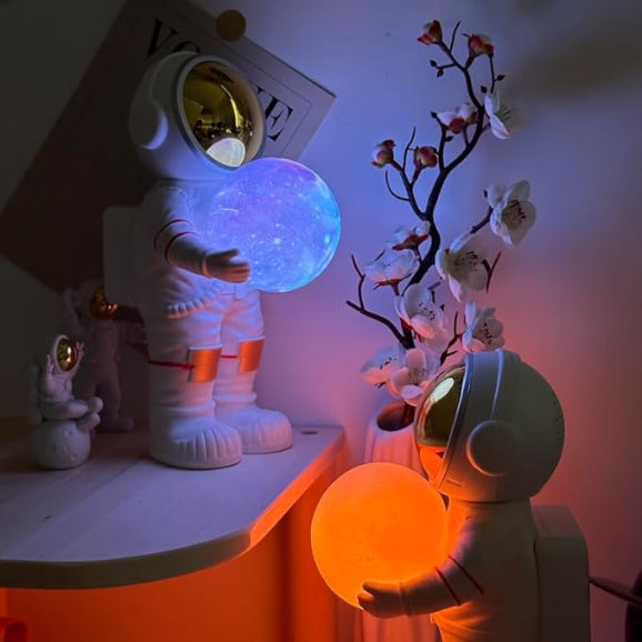 Lámpara Astronauta con Bluetooth y Luz LED