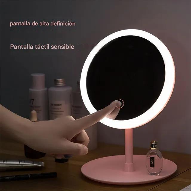 Espejo Redondo Touch Luz Led