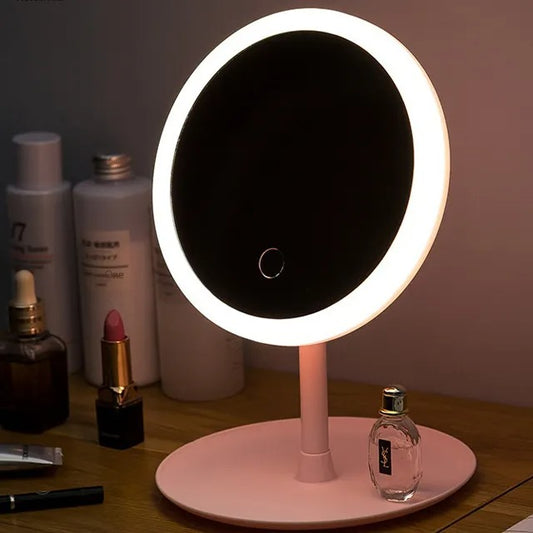 Espejo Redondo Touch Luz Led