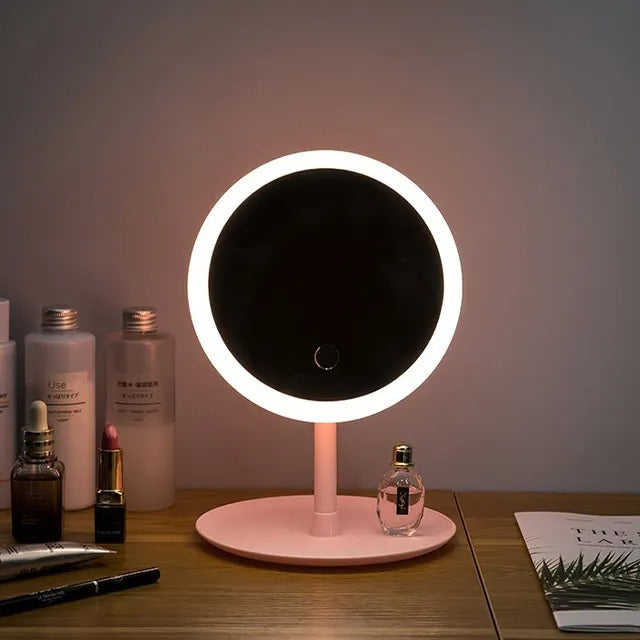 Espejo Redondo Touch Luz Led