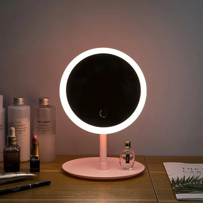 Espejo Redondo Touch Luz Led