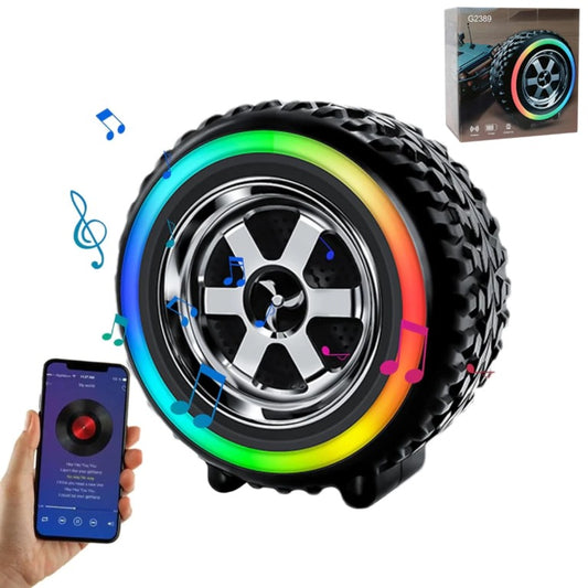 Parlante Bluetooth Rueda Luces Led