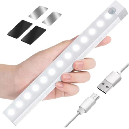 Barra LED Con Sensor De Movimiento Recargable USB 30cm